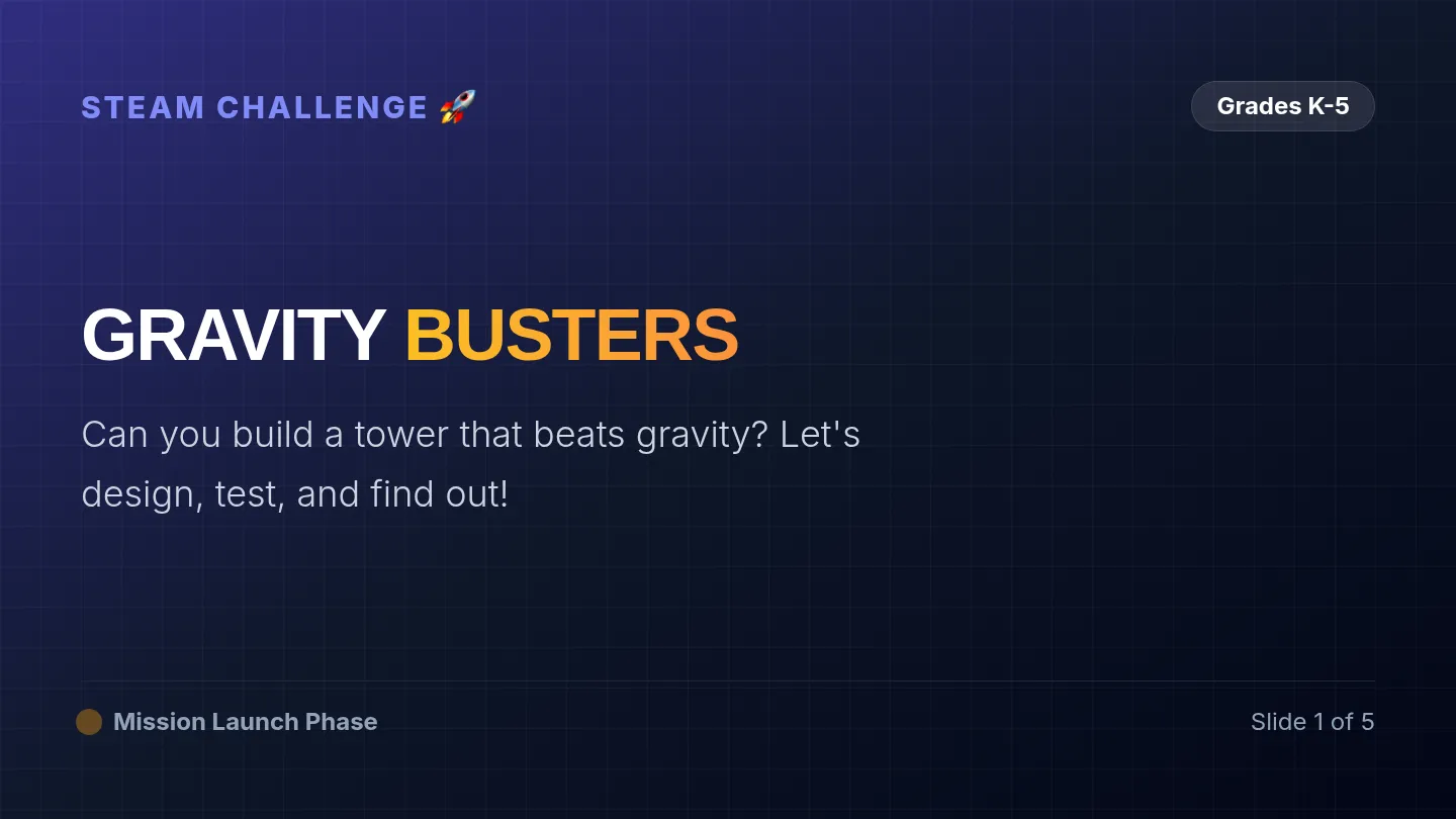Gravity Busters Slides