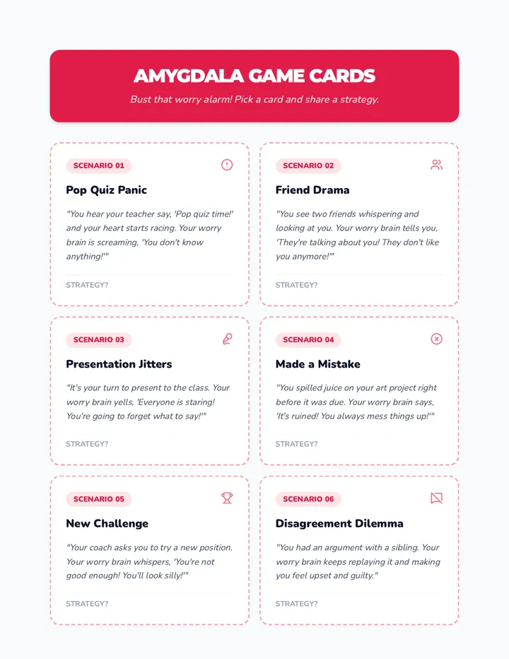 Amygdala Game Cards