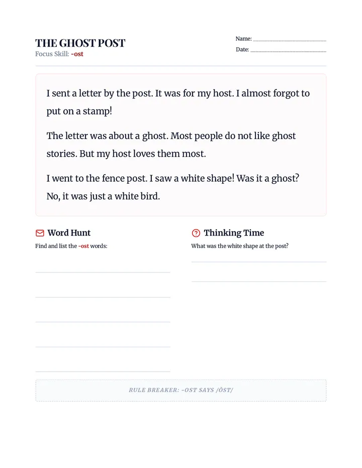 Ghost Post Passage