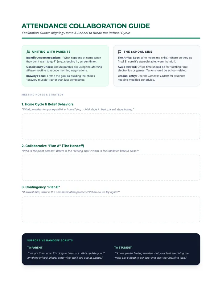 Attendance Collaboration Guide