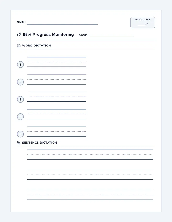 Phonics Power Check Worksheet