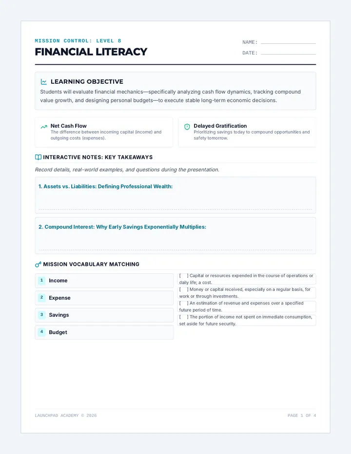 Day 8 Student Workbook Bundle