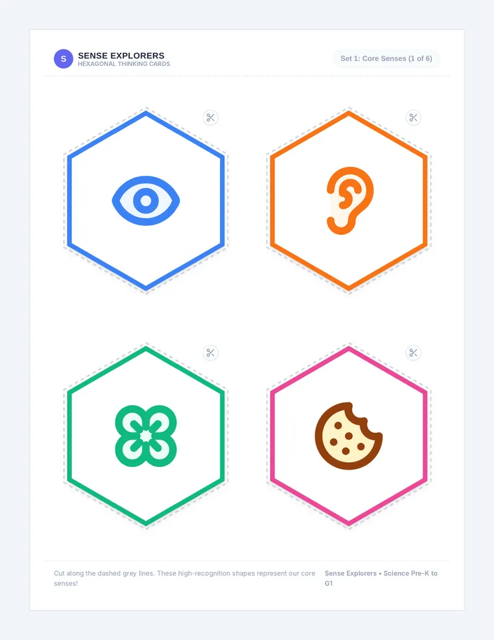 Sense Explorers Cards