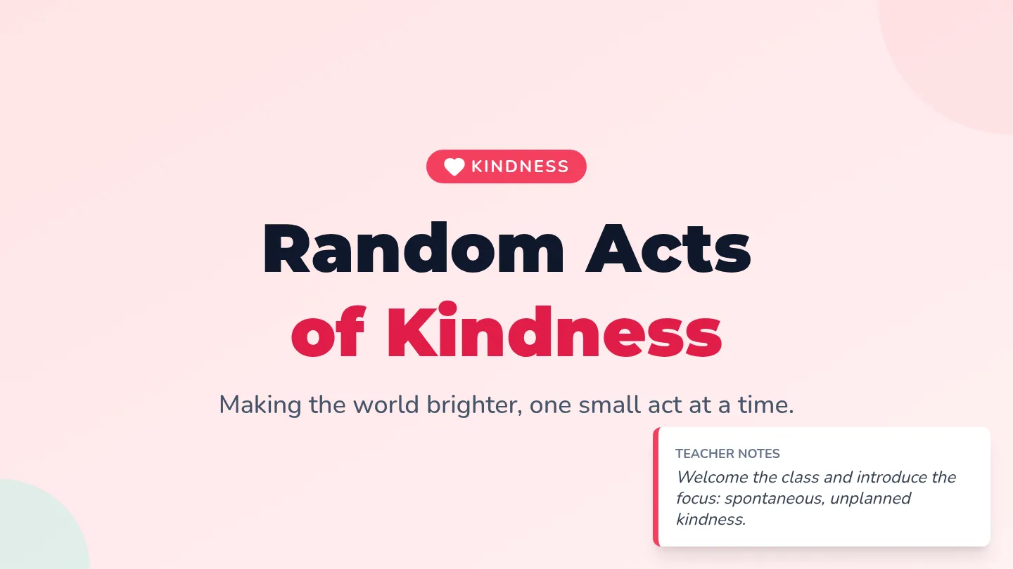 Random Acts Presentation Slides