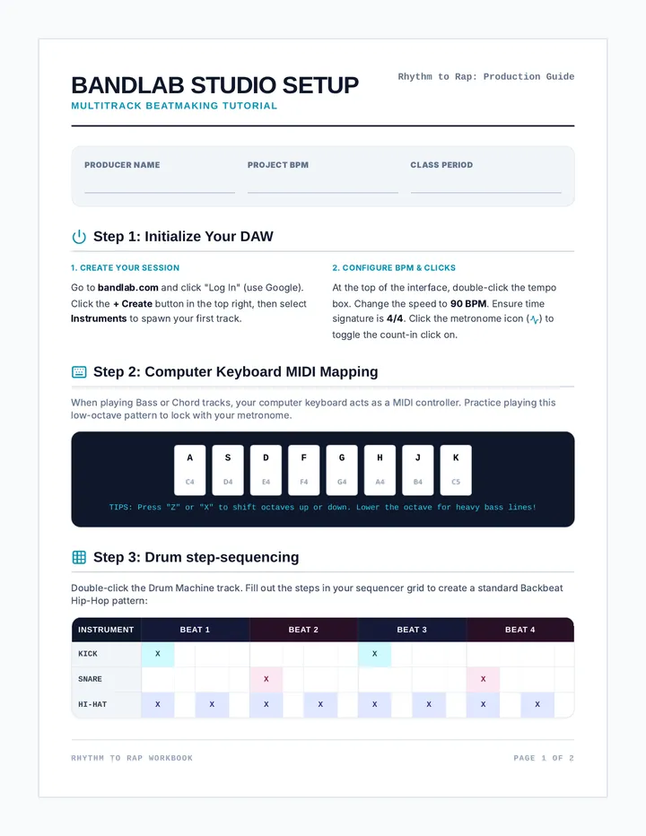 BandLab Beatmaker Guide