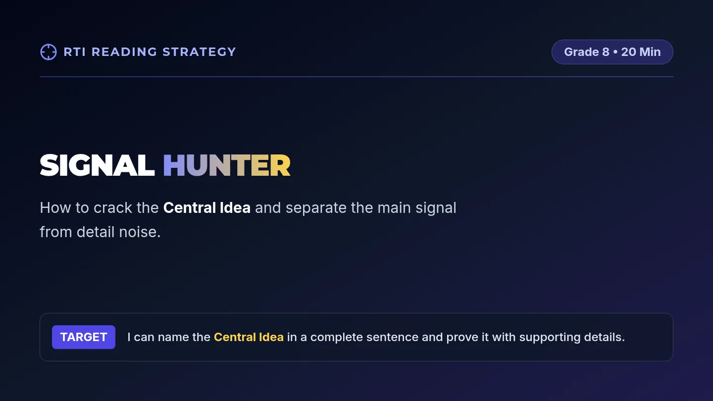 Signal Hunter Slide Deck