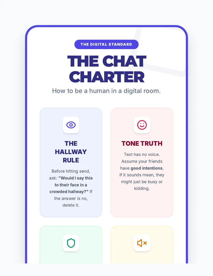 Chat Charter Poster