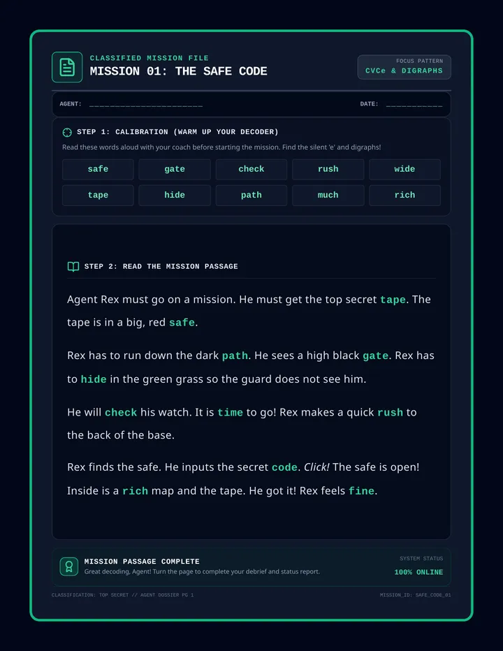 Agent Mission Dossier