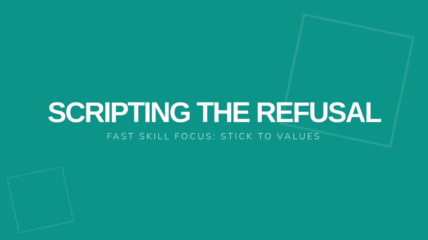 Refusal Skills Slides