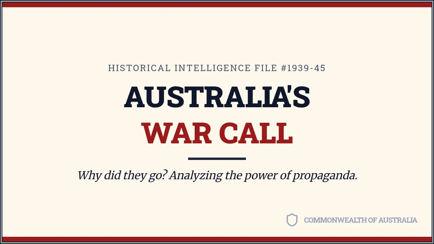 Aussie War Cry Slides