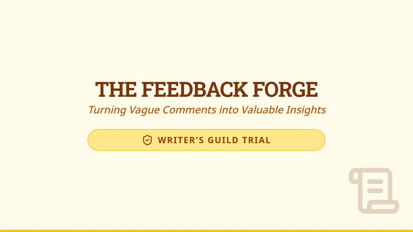 Feedback Forge Slides