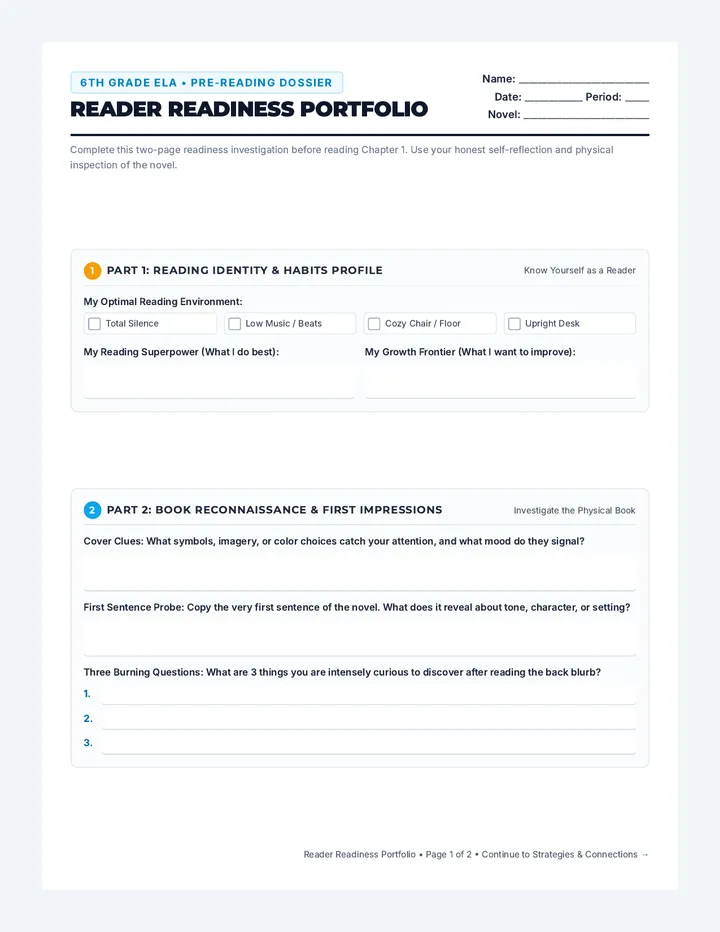 Reader Readiness Portfolio