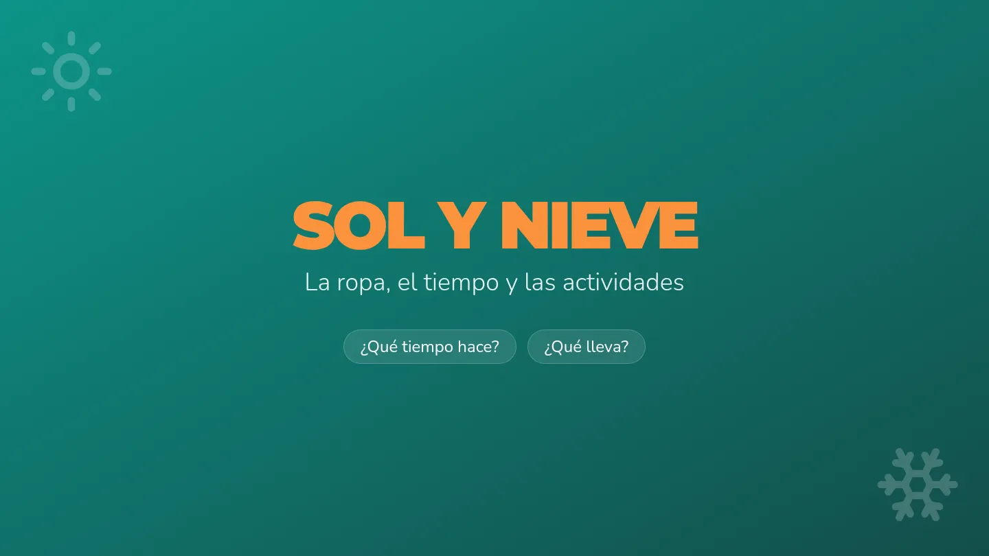 Sol y Nieve Slides Presentation Revision 1