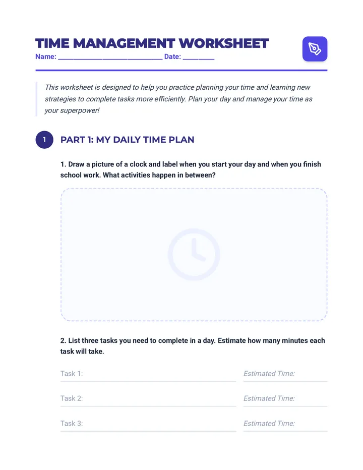 Time Management Worksheet