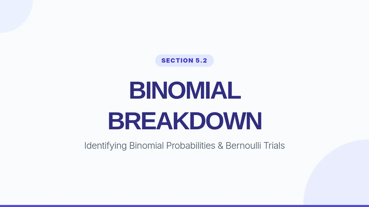 Binomial Breakdown Slides