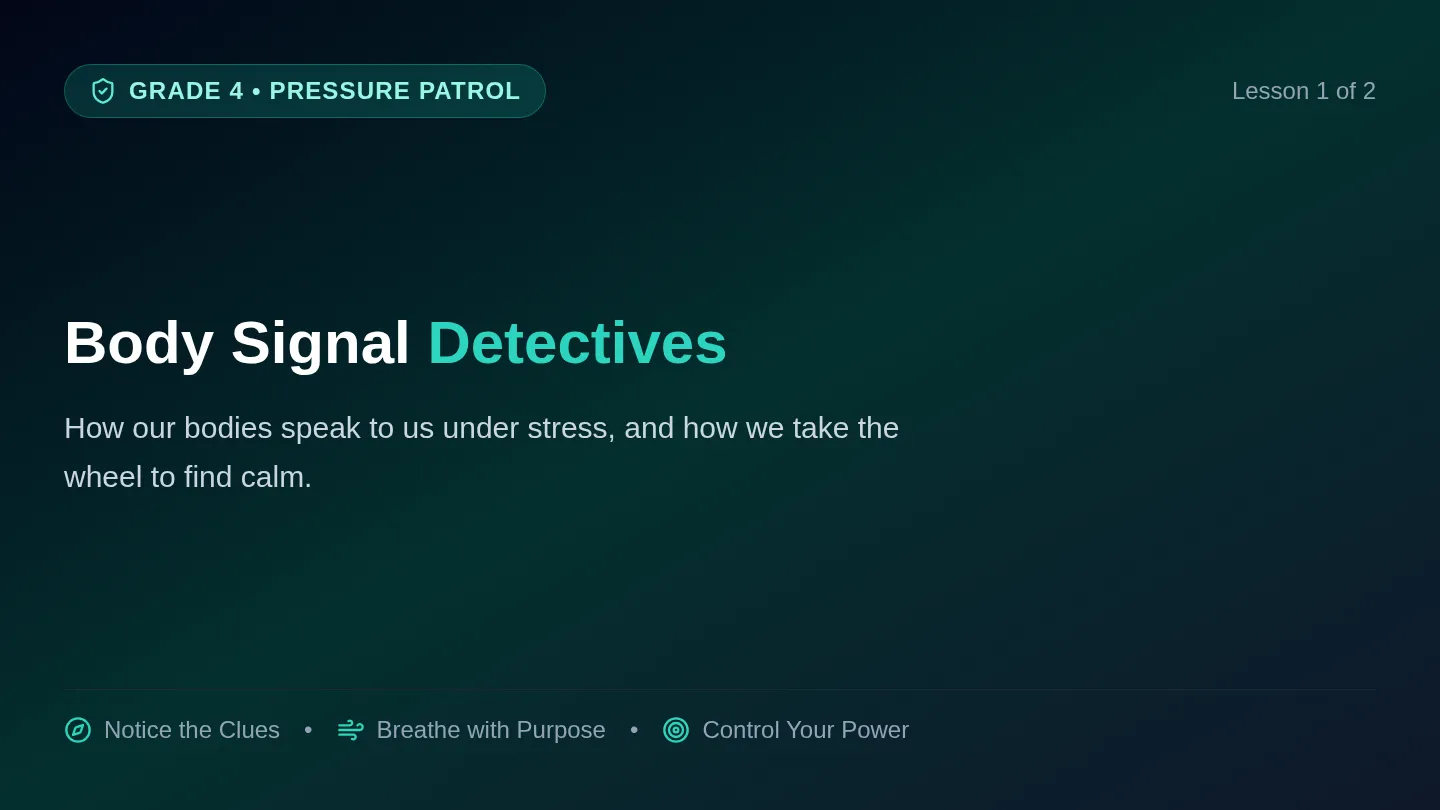 Signal Detectives Slide Deck