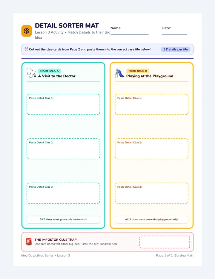 Detail Sorter Activity