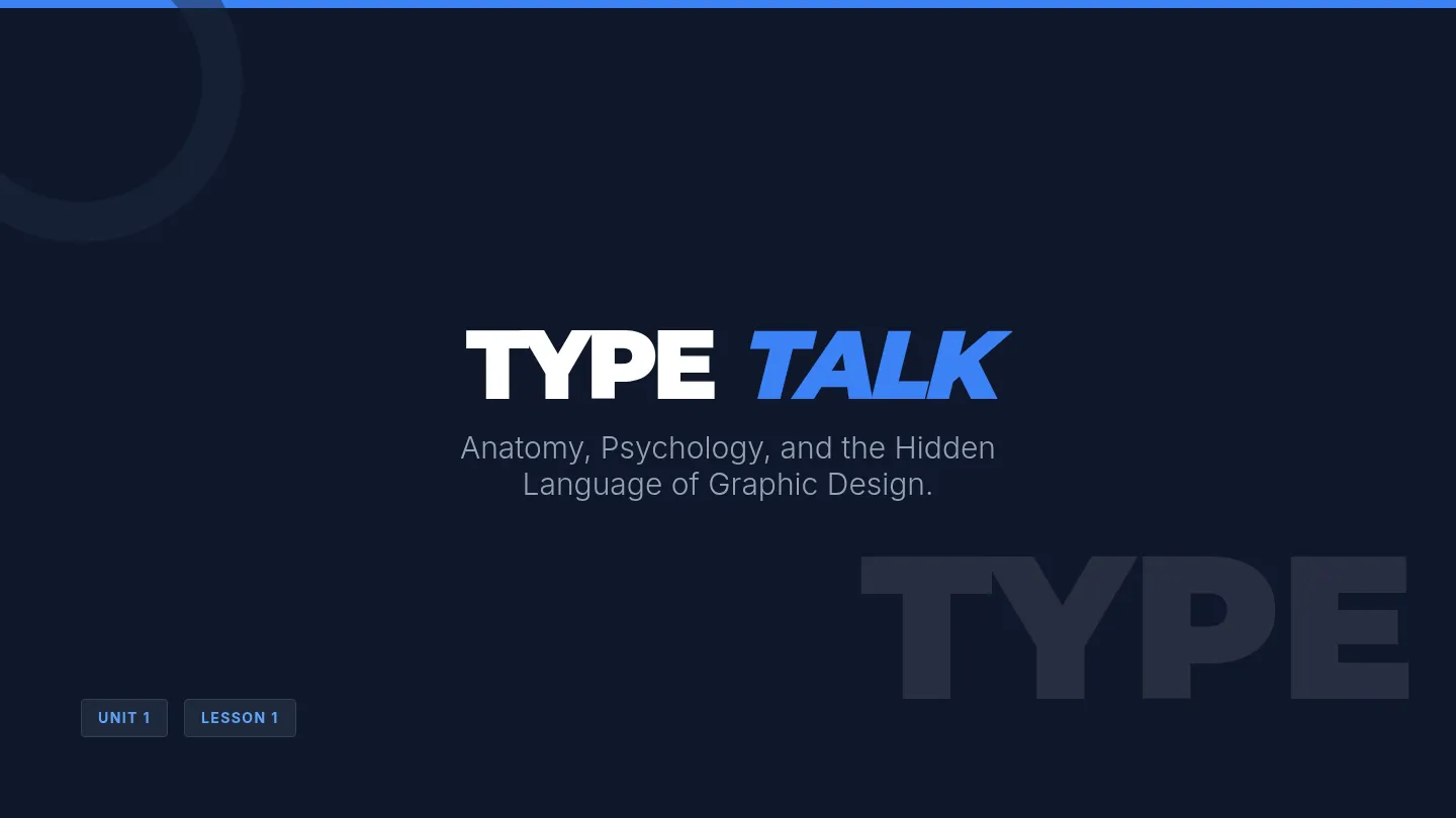 Type Talk Slides