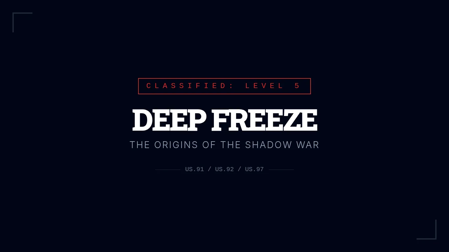 Deep Freeze Slides