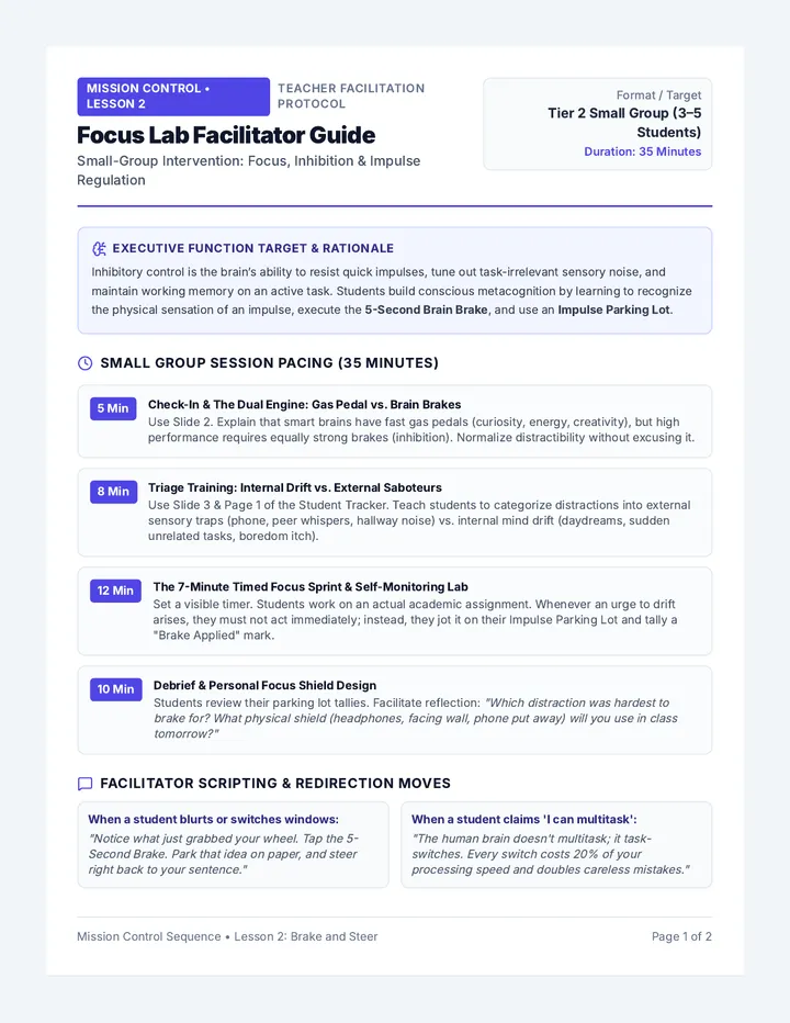 Focus Lab Facilitator Guide