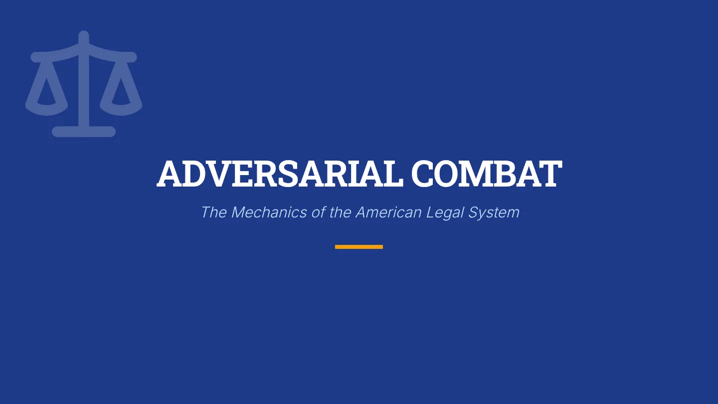 Adversarial Combat Slides