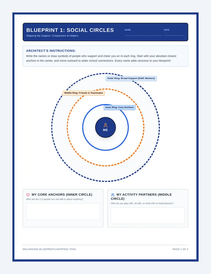 Belonging Blueprints Worksheet