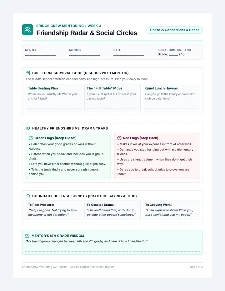 Friendship Radar Handbook
