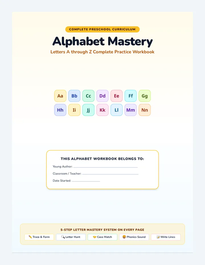 Alphabet Mastery Workbook
