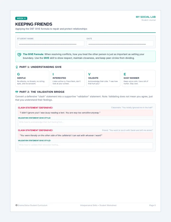 Week 6 Student Workbook