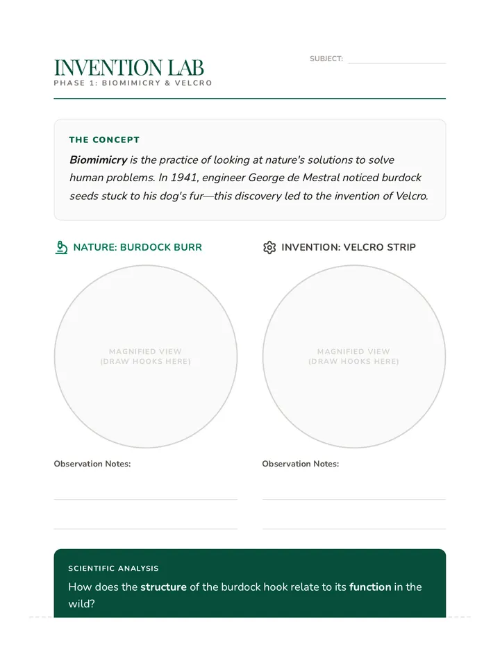 Invention Lab Worksheet