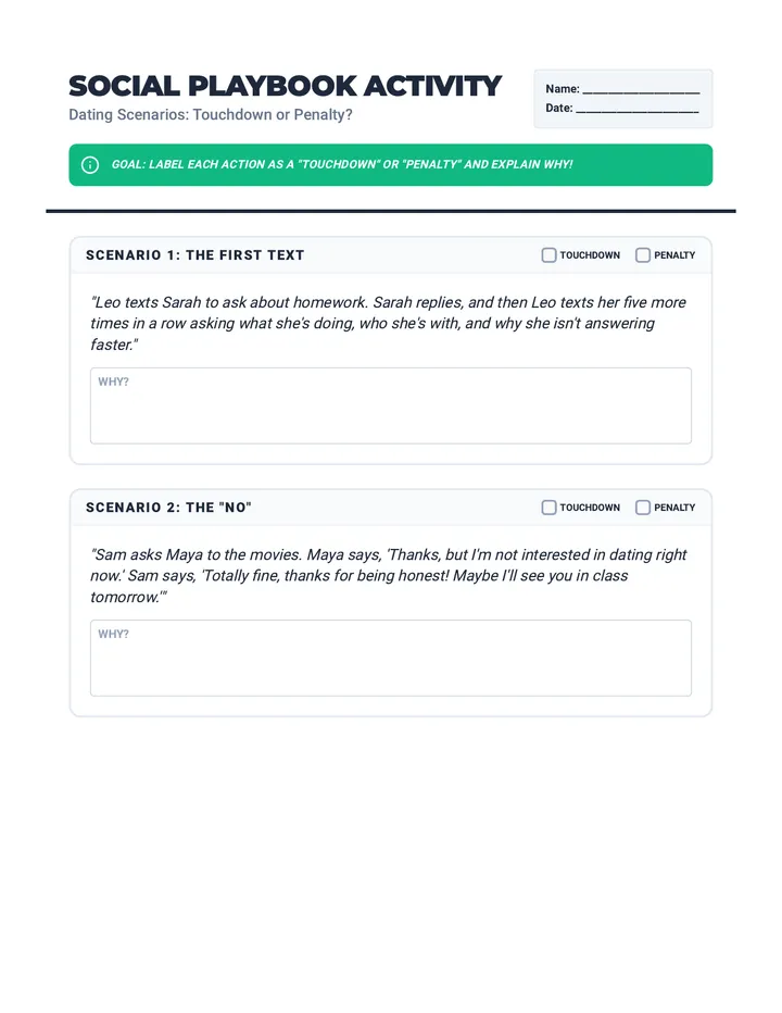 Social Playbook Activity