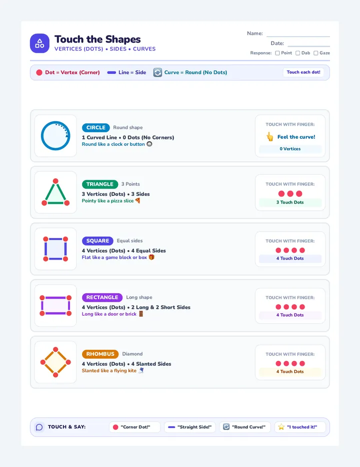 Shape Spotter Worksheet