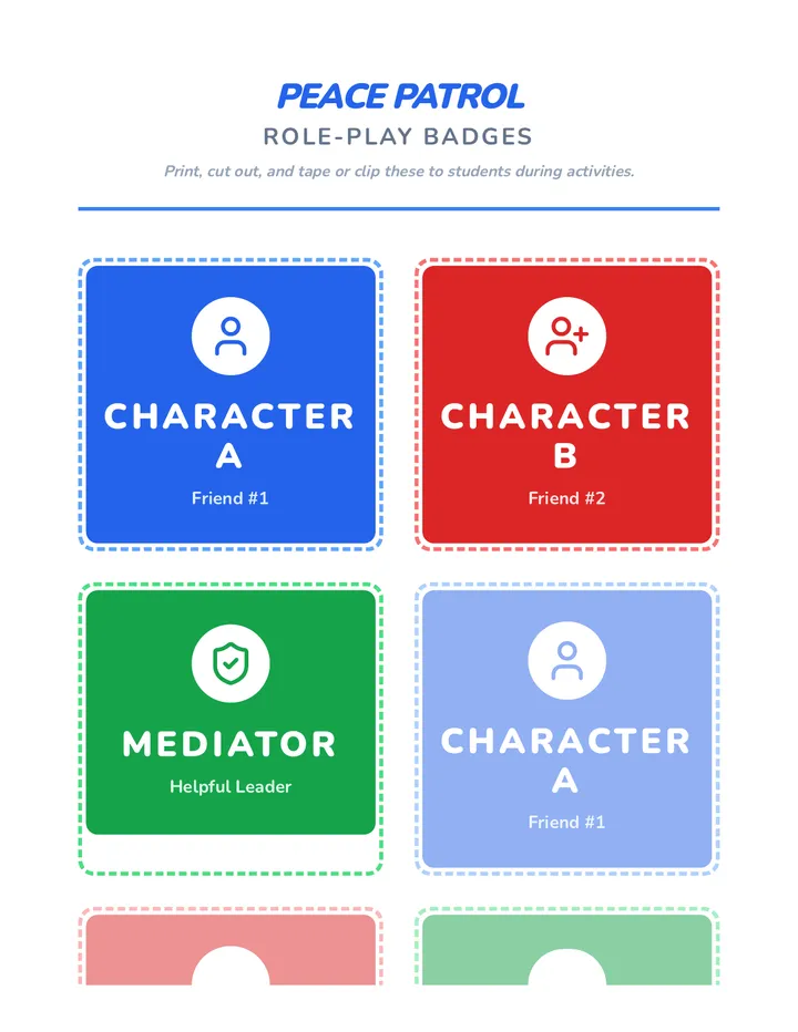 Role Play Badges