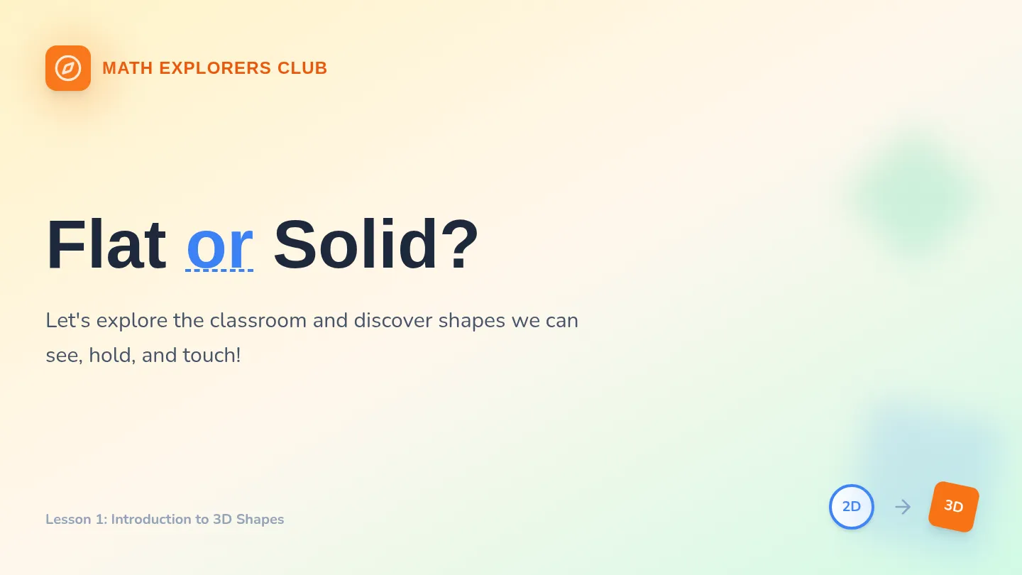 Flat or Solid Slides