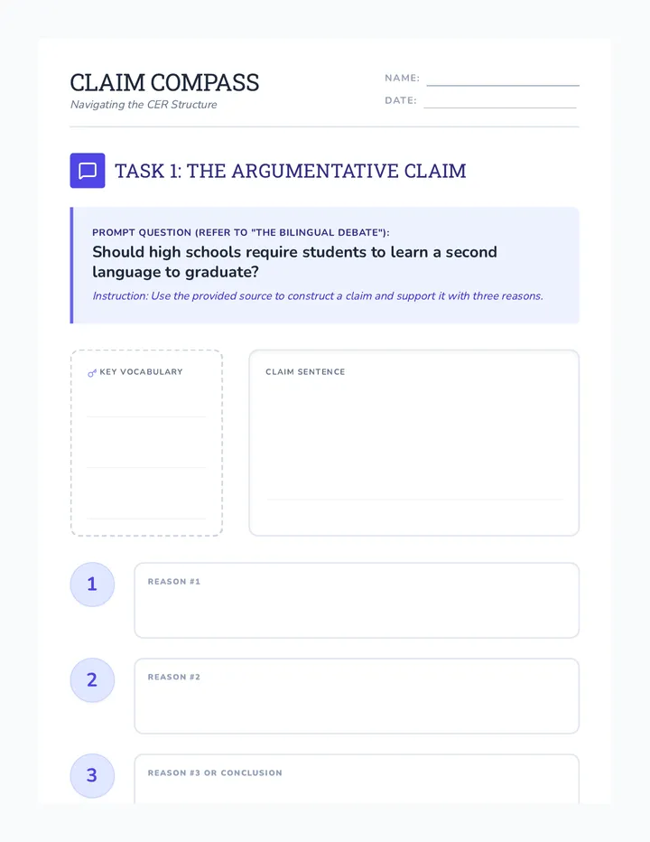 Claim Compass Organizer