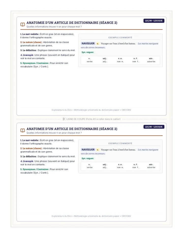 Anatomie Article Trace Ecrite