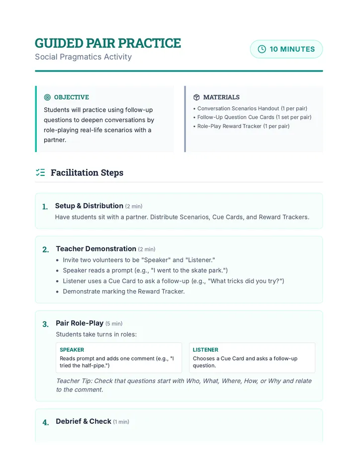 Guided Practice Activity