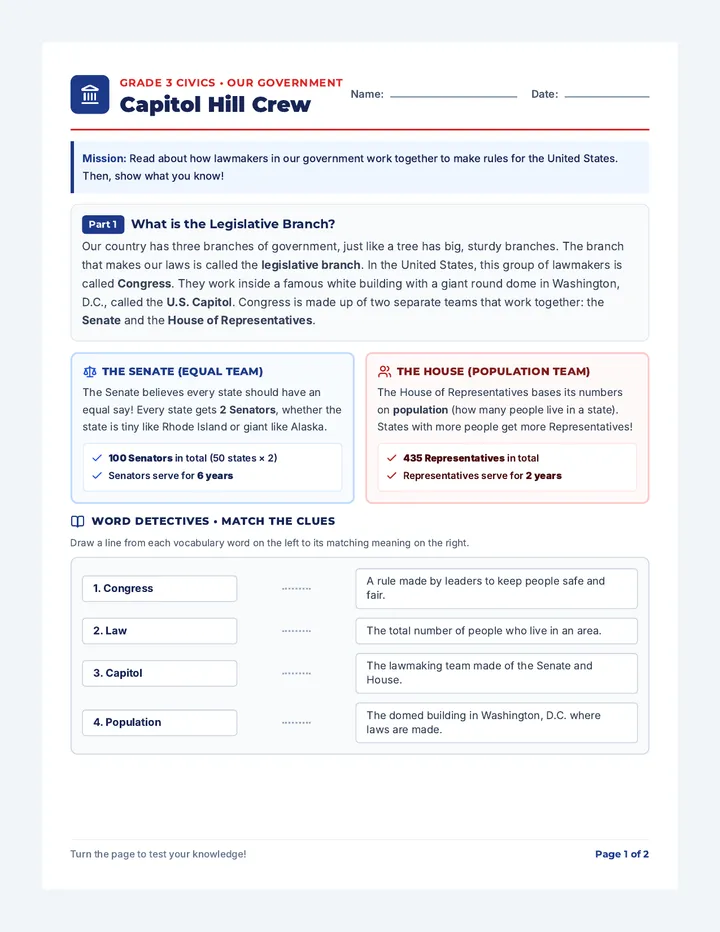 Capitol Crew Worksheet