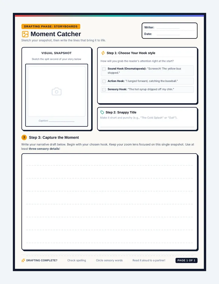 Moment Catcher Activity