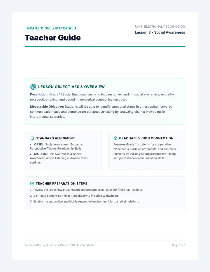 Understanding Others Teacher Guide