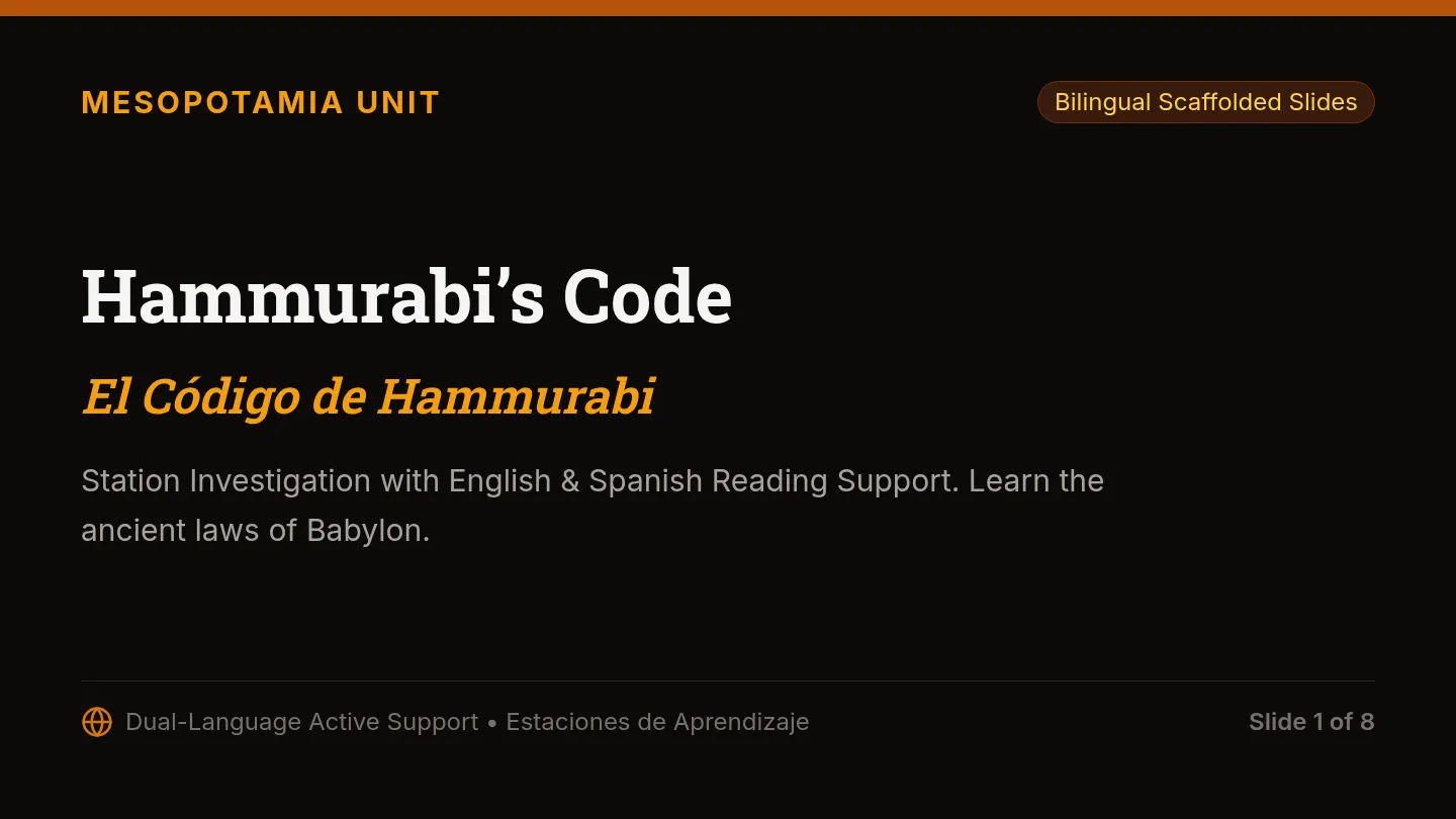 Hammurabi Station Slides