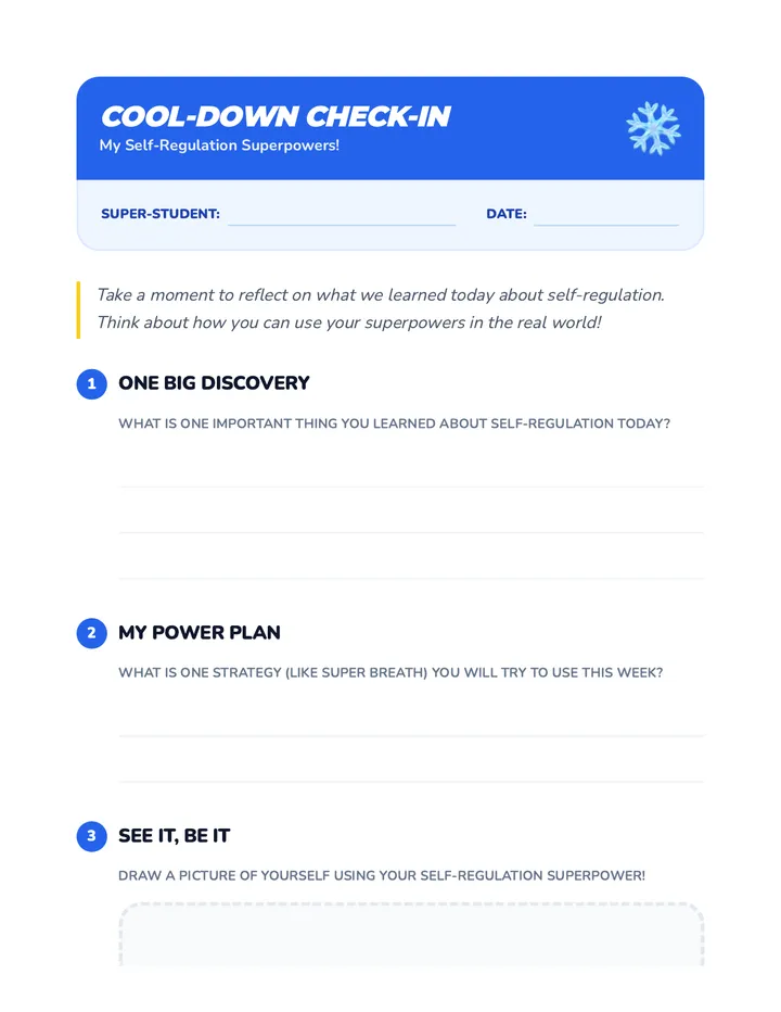 Cool-Down Check-In