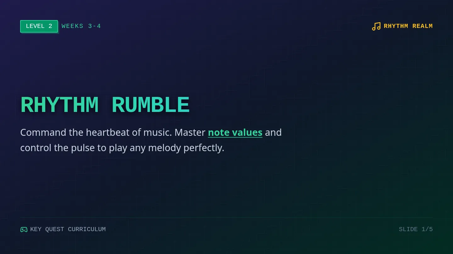 Rhythm Rumble Slides