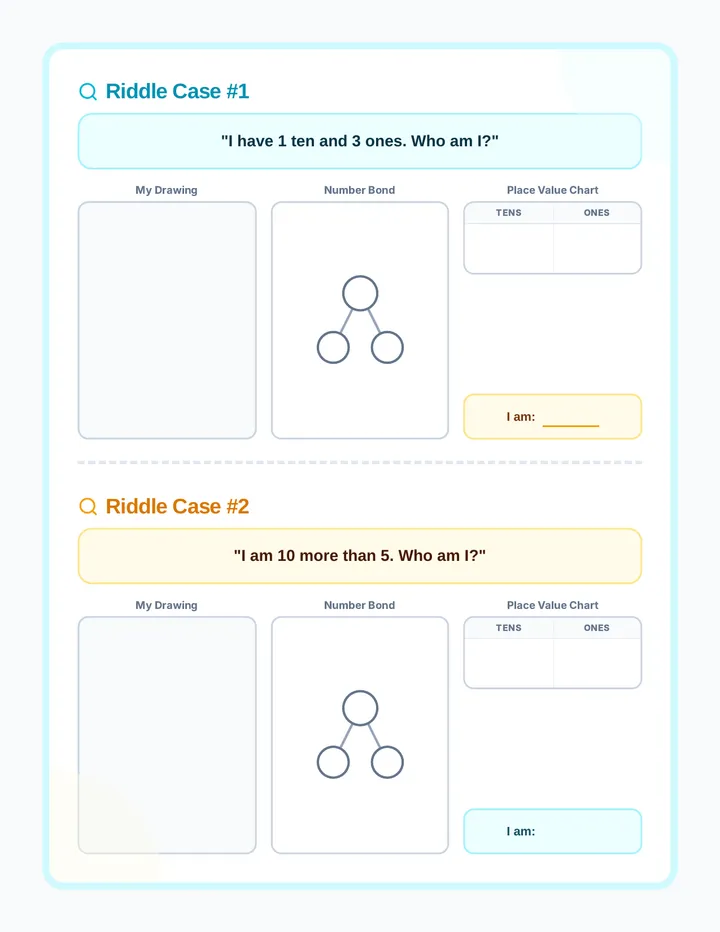 Riddle Sheet One