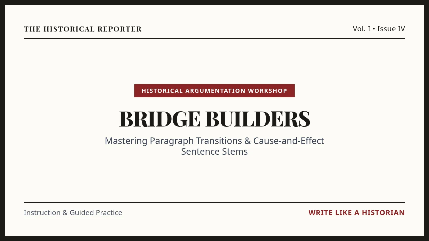 Bridge Builders Slides