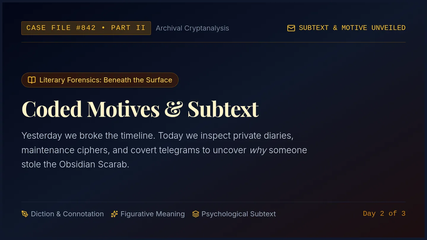 Cryptic Clues Slides