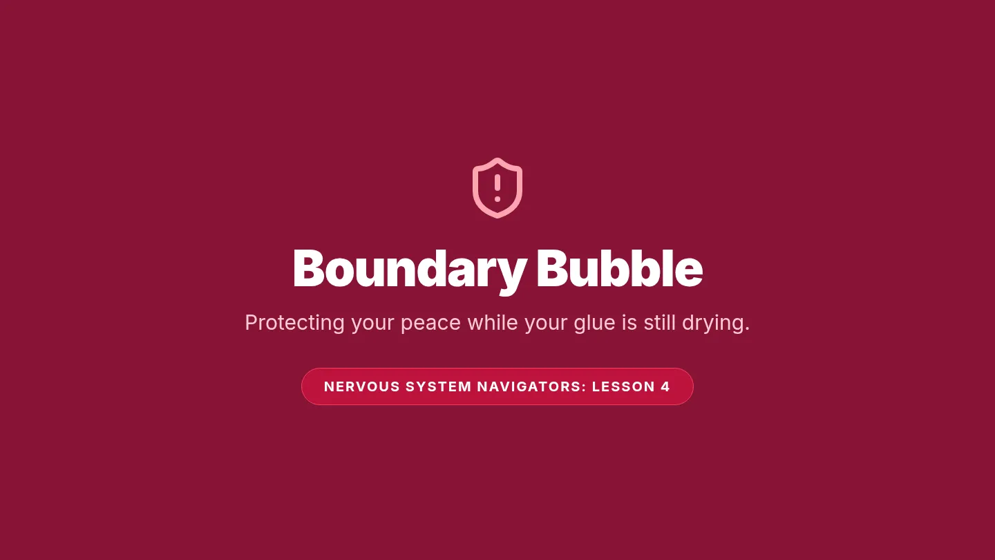 Boundary Bubble Slides