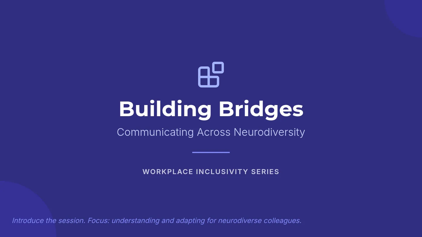 Bridge Builders Slides