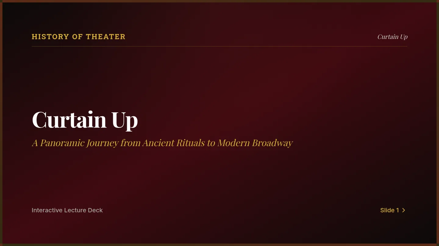 Curtain Up Slides