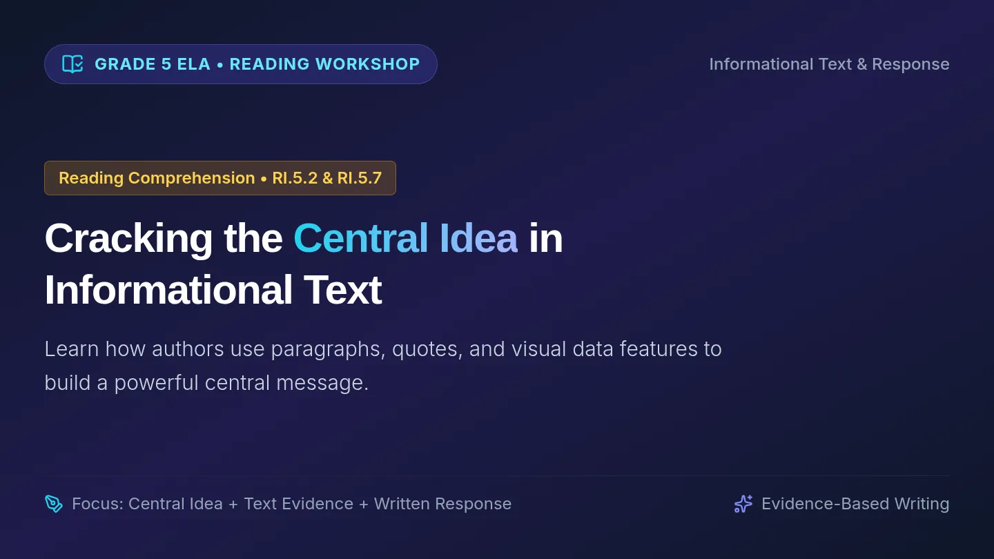 Central Idea Slides